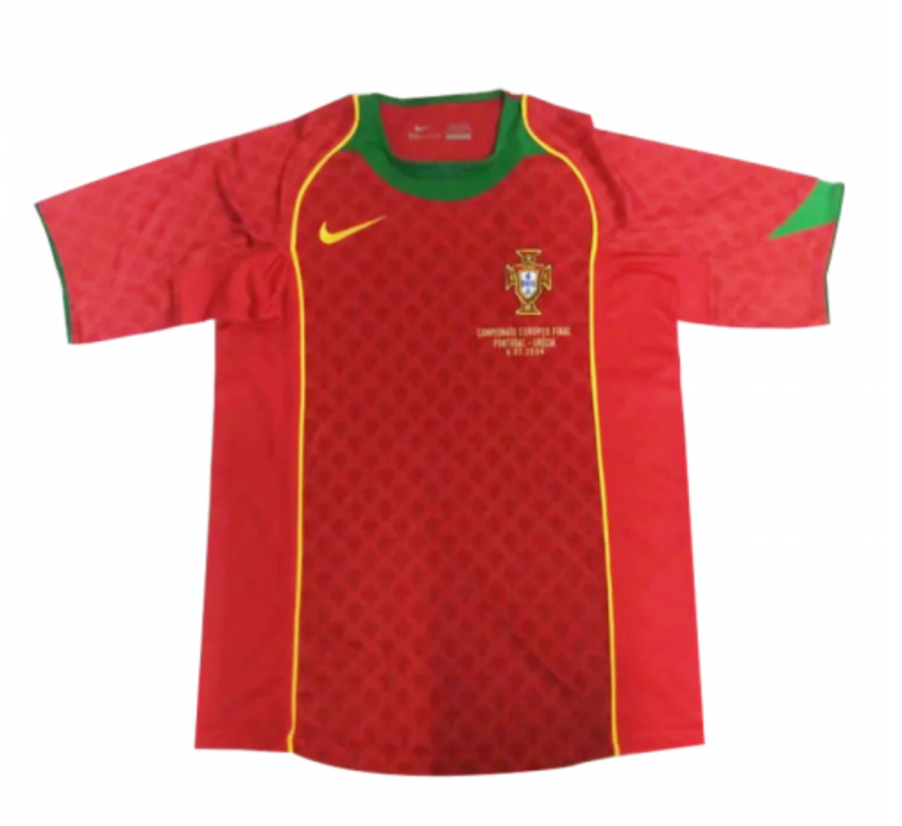 Portugal Retro Home Jersey Euro Cup 2004