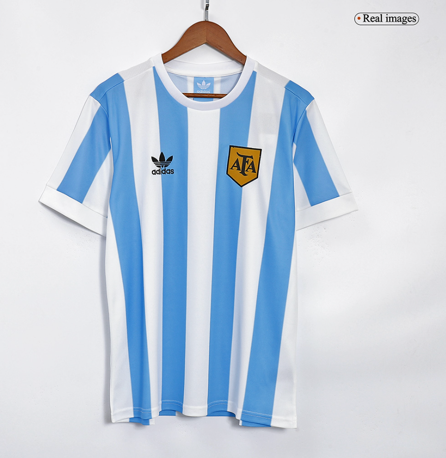 Argentina Retro Jersey Home World Cup 1978