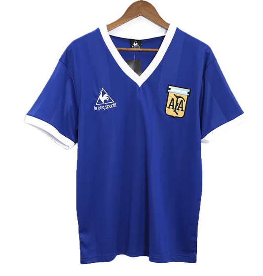 Argentina Retro Jersey Away World Cup 1986