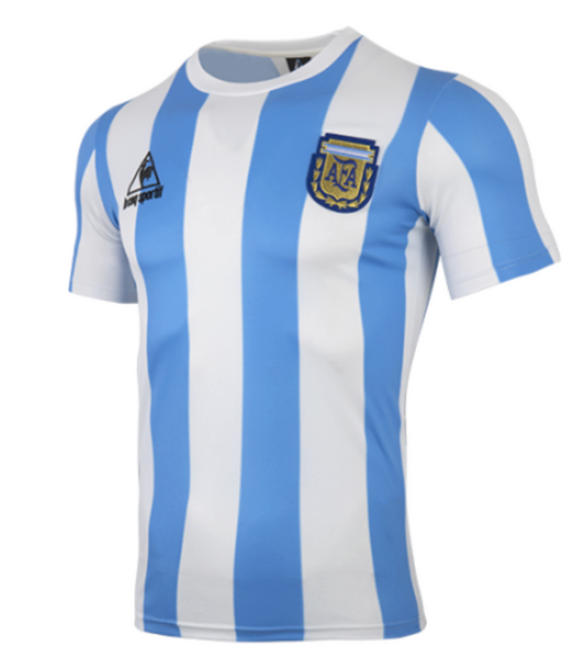 Argentina Retro Jersey Home World Cup 1986