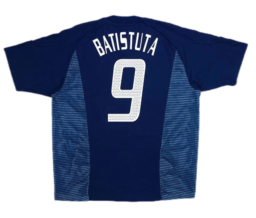 Argentina BATISTUTA #9 Retro Jersey Away World Cup 2002