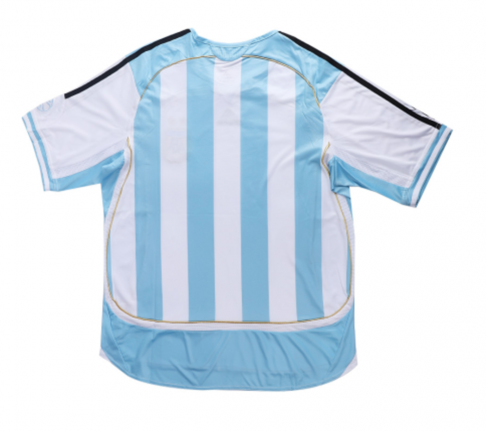 Argentina Messi #19 Retro Jersey Home World Cup 2006