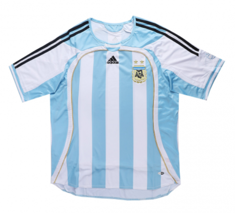 Argentina Retro Jersey Home World Cup 2006