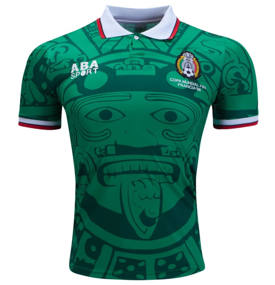 Mexico Retro Home Jersey World Cup 1998