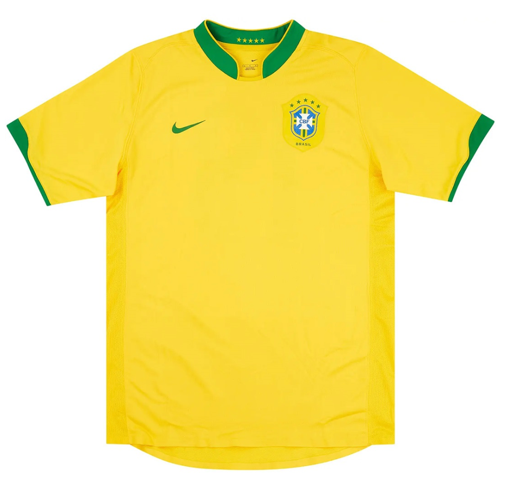 Brazil Retro Jersey Home World Cup 2006