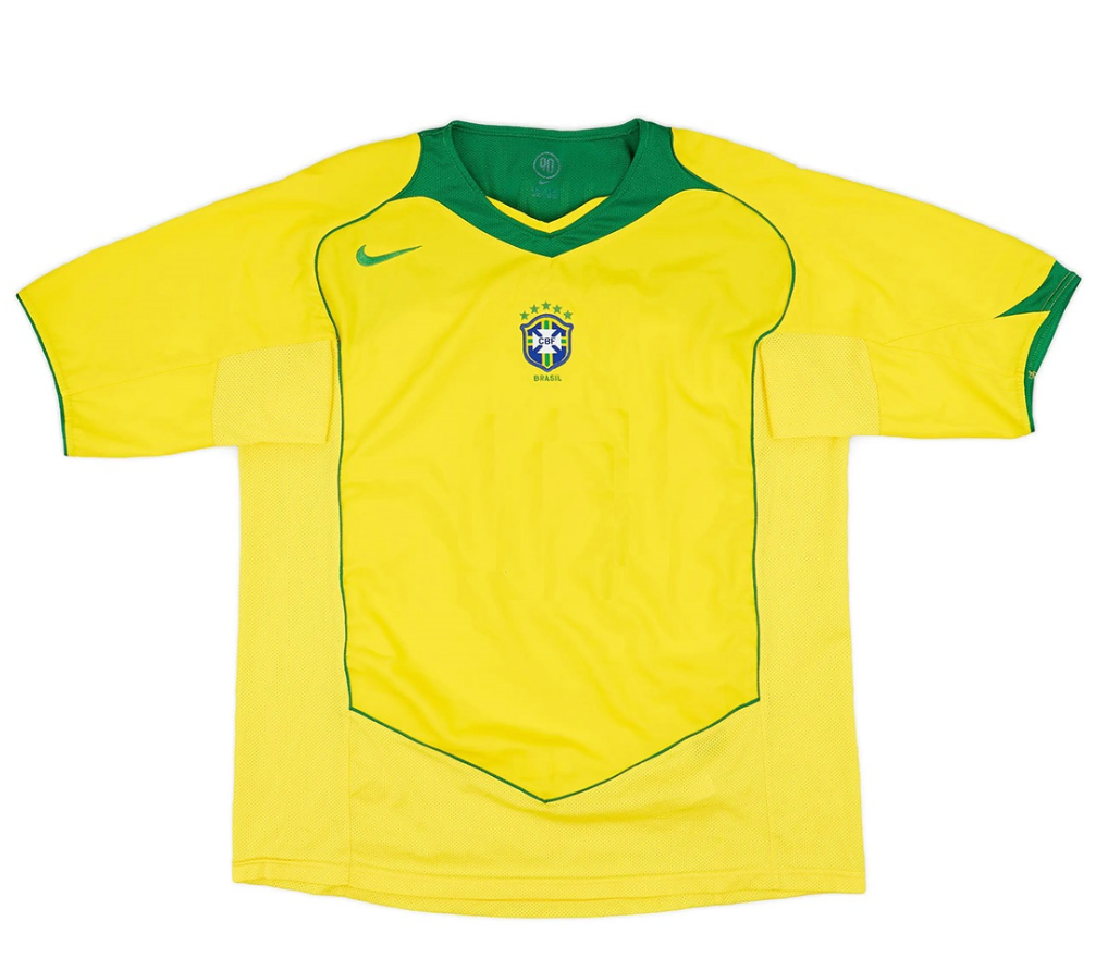 Brazil Retro Jersey Home 2004