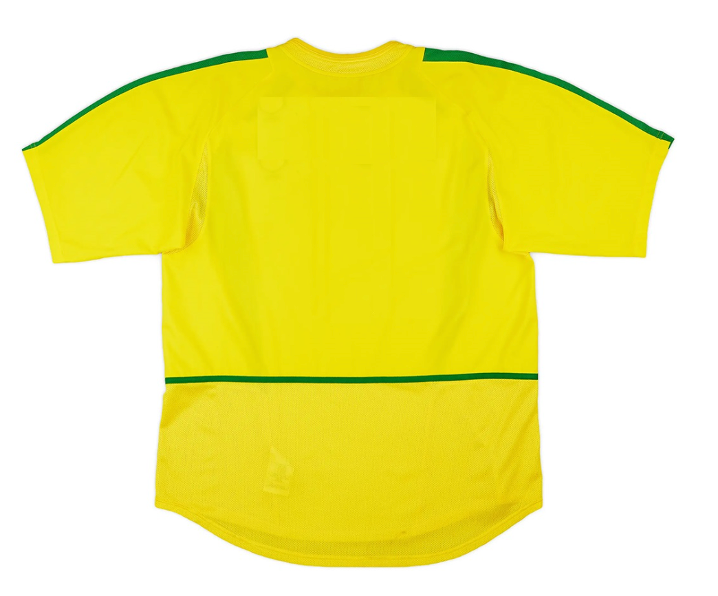 Brazil Retro Jersey Home World Cup 2002