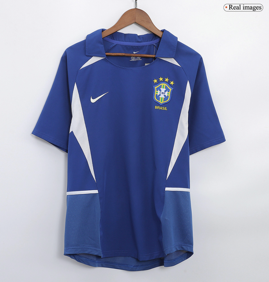 Brazil Retro Jersey Away World Cup 2002