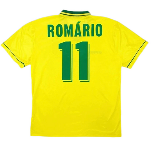 Brazil ROMÁRIO #11 Retro Jersey Home World Cup 1994