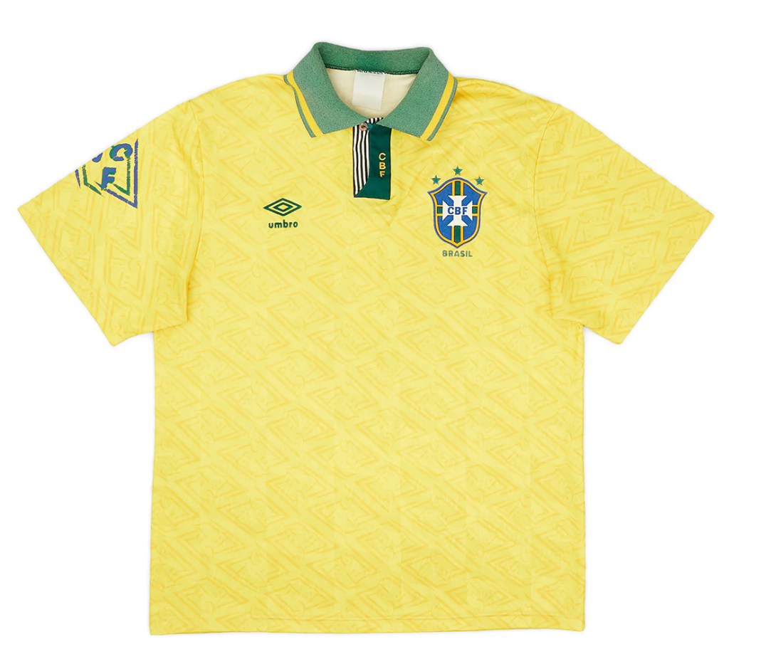 Brazil Retro Jersey Home 1991/93