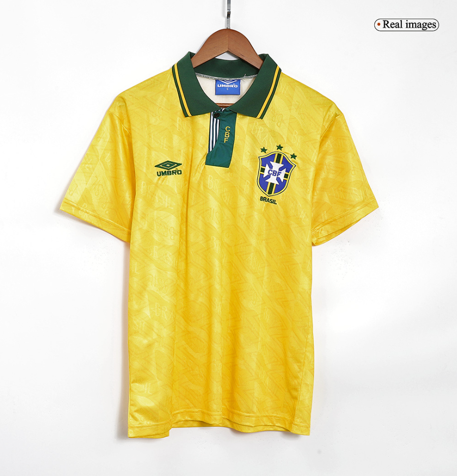 Brazil Retro Jersey Home 1991/93