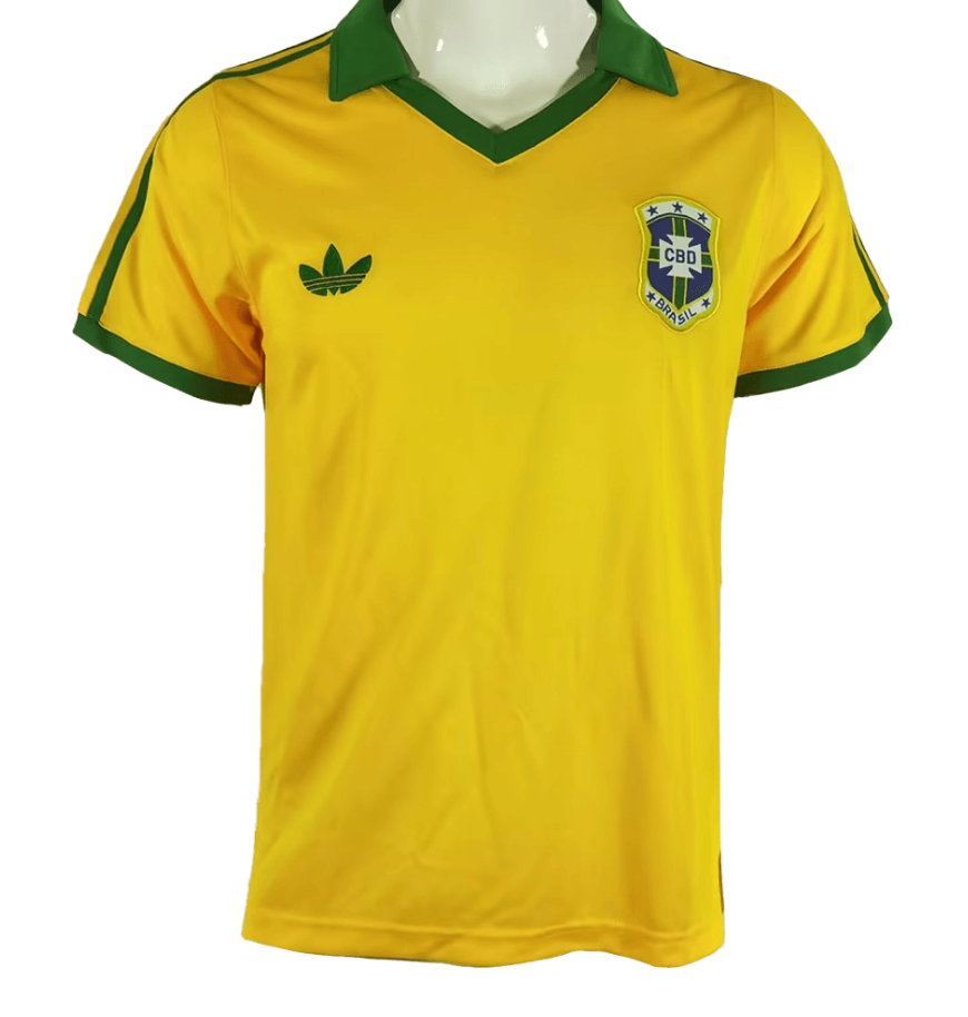 Retro Brazil Home Jersey 1977