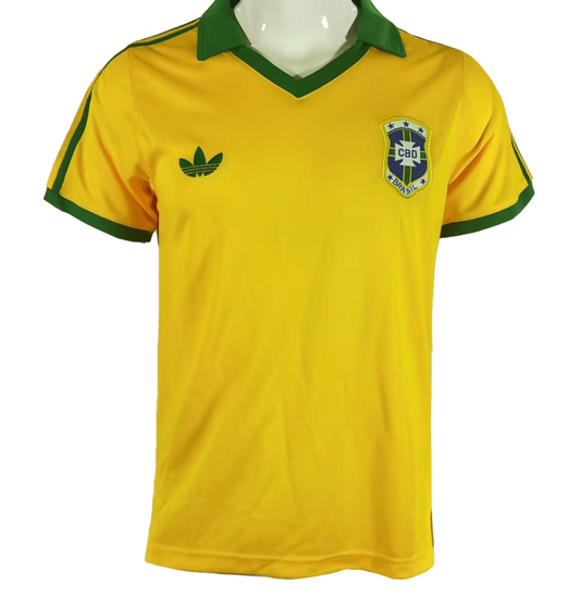 Retro Brazil Home Jersey 1977