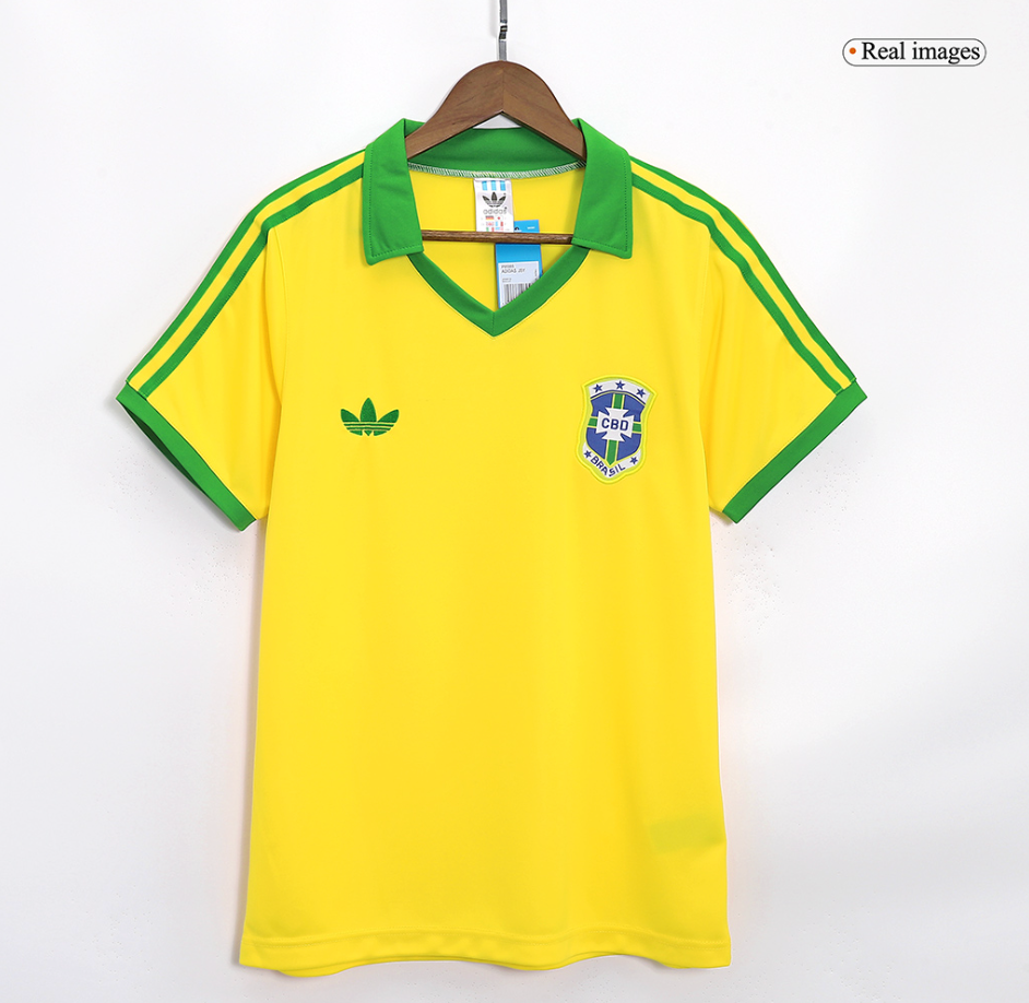 Retro Brazil Home Jersey 1977