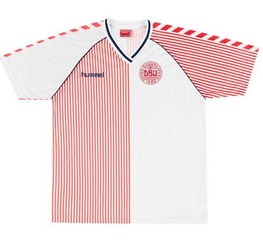 Denmark Retro Jersey Away 1986