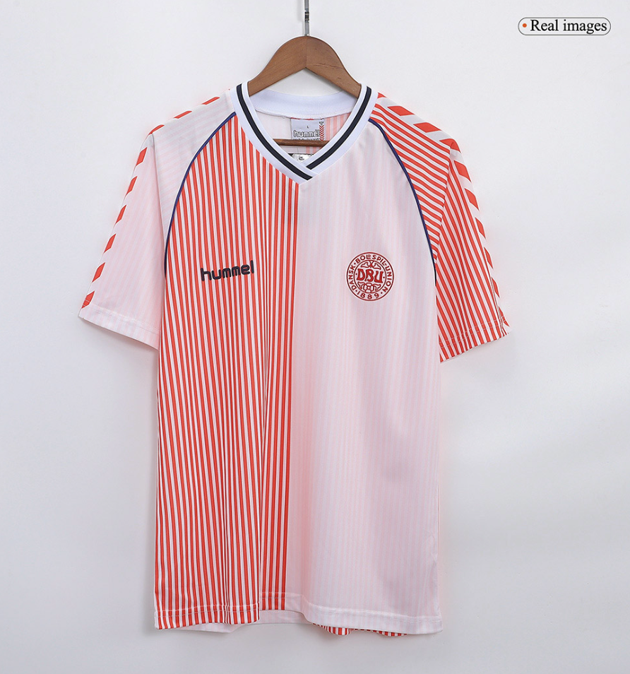 Denmark Retro Jersey Away 1986