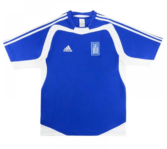 Greece Retro Jersey Home Euro Cup 2004