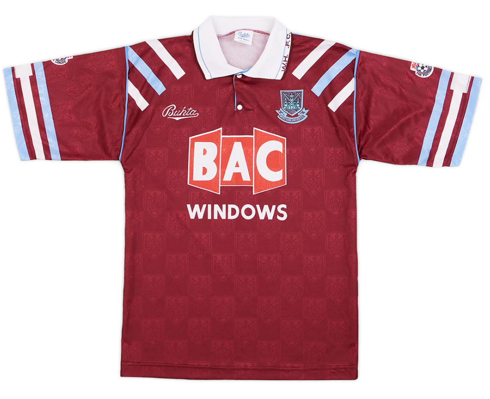 West Ham United Retro Jersey Home 1991/92