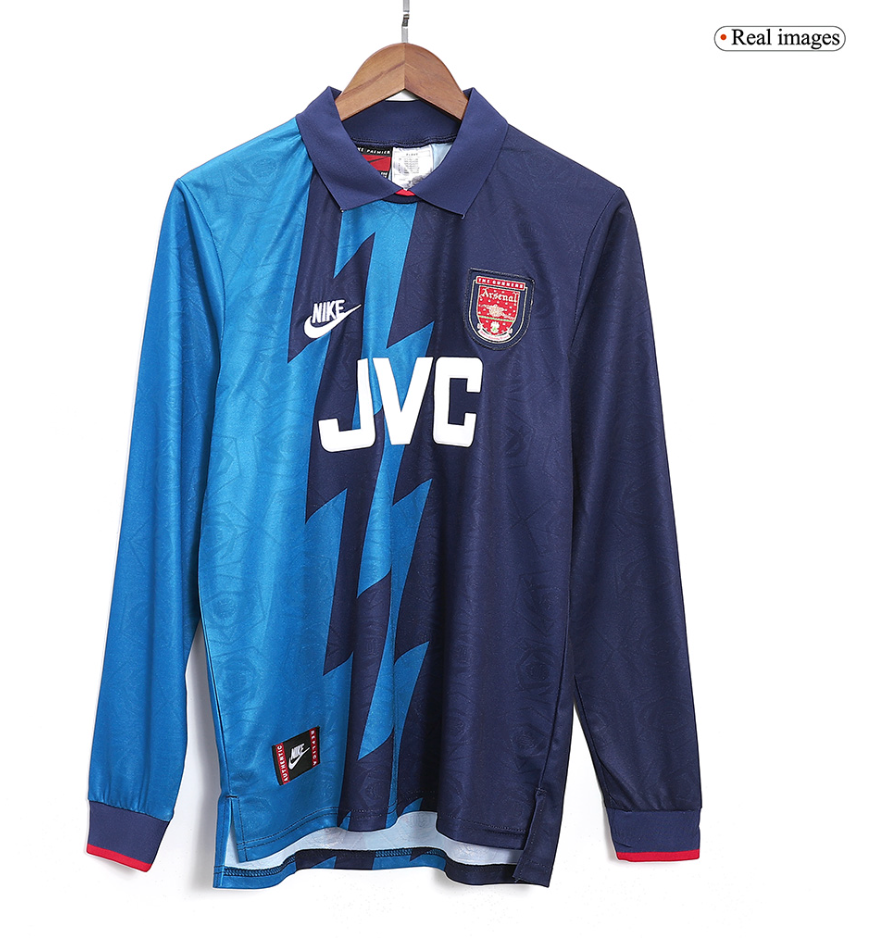 Retro Arsenal Away Long Sleeve Jersey 1995/96