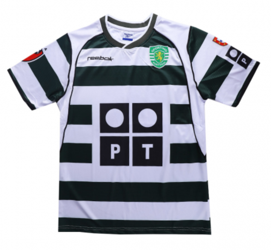 Sporting Lisbon Retro Jersey Home 2002/03