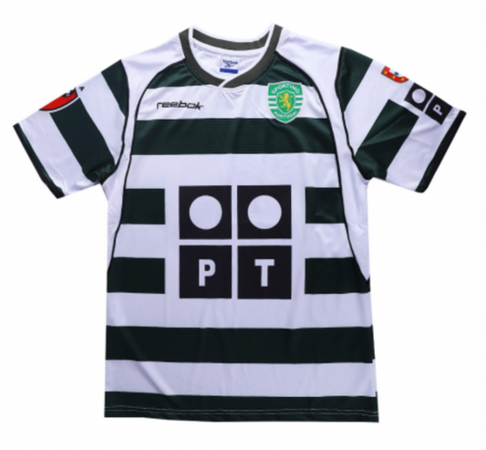 Sporting Lisbon Retro Jersey Home 2002/03