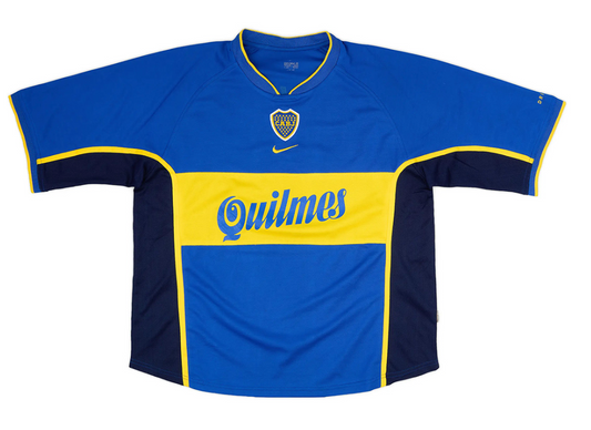 Boca Juniors Retro Jersey Home 2001/02