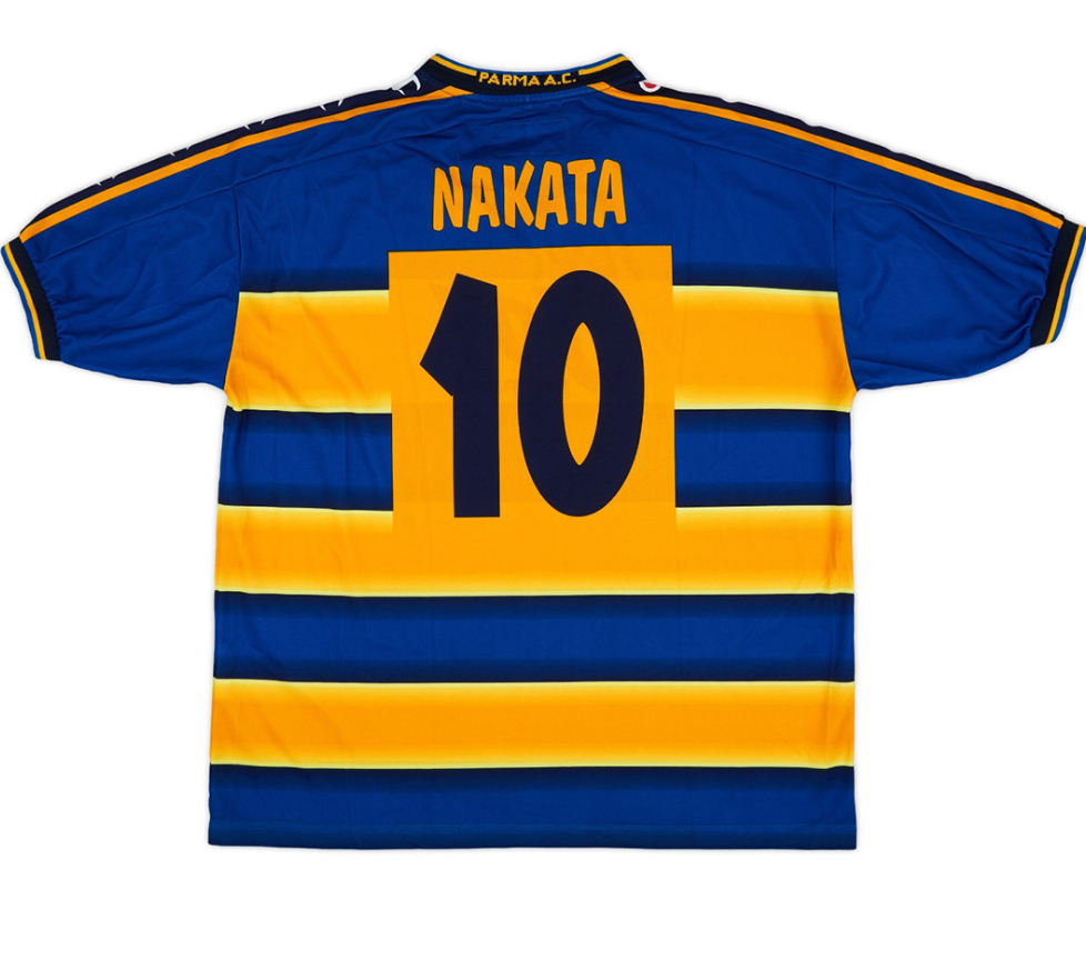 NAKATA #10 Parma Calcio 1913 Retro Jersey Home 2001/02