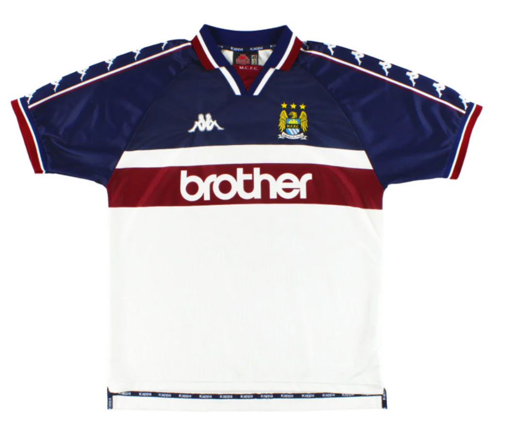 Retro Manchester City Away Jersey 1997/98