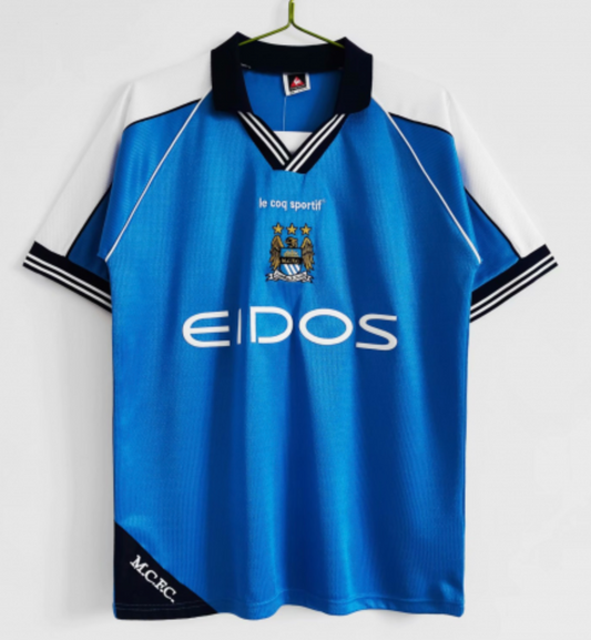 Retro Manchester City Home Jersey 1999/01