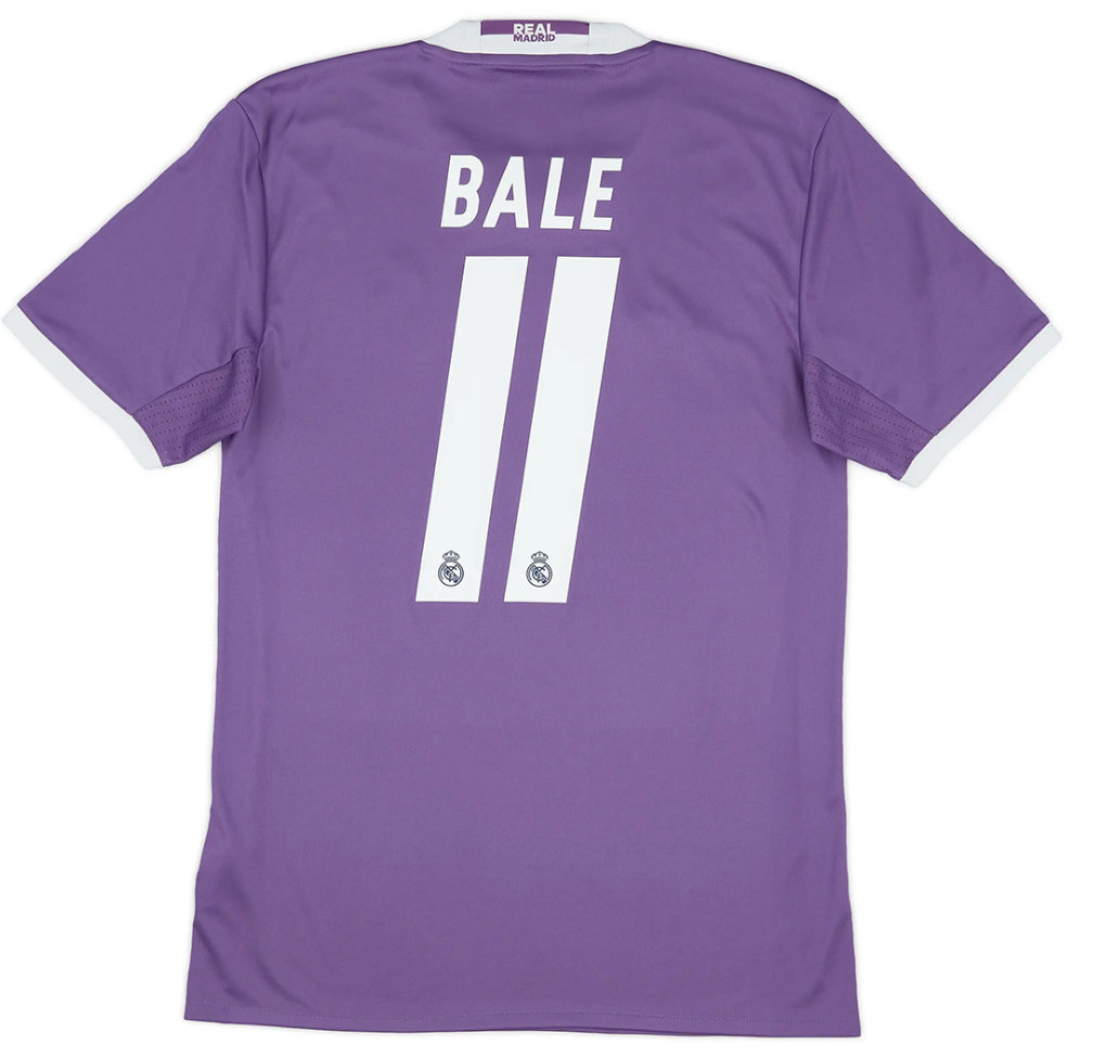 Bale #11 Real Madrid Retro Jersey Away 2016/17