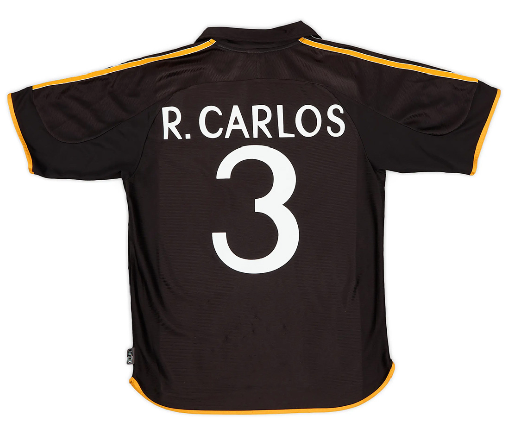 R.Carlos #3 Real Madrid Retro Away Jersey 1999/01