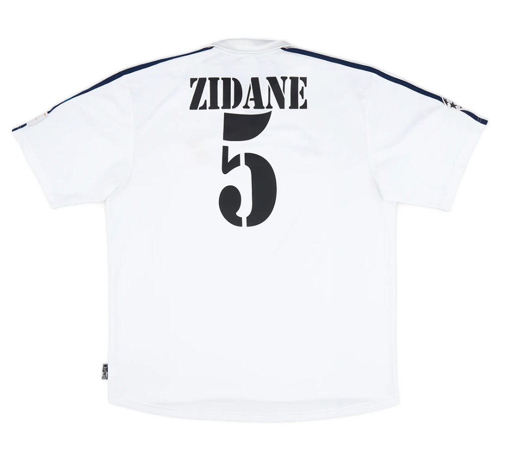 Zidane #5 Real Madrid Retro Jersey Centenary Home 2002/03