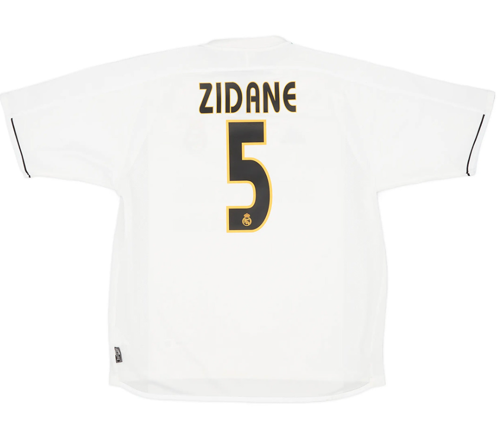 Zidane #5 Retro Real Madrid Home Jersey 2003/04