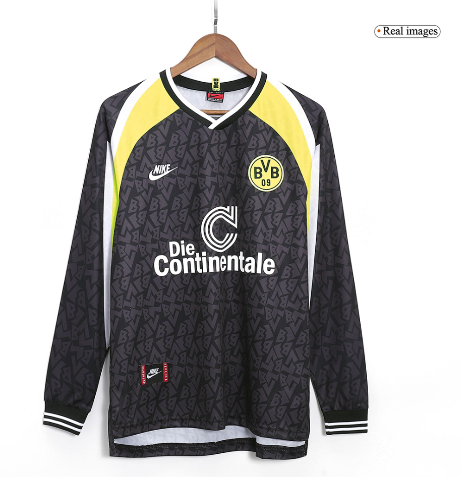 Retro Borussia Dortmund Away Long Sleeve Jersey 1995/96