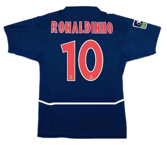 PSG RONALDINHO #10 Retro Jersey Home Replica 2002/03