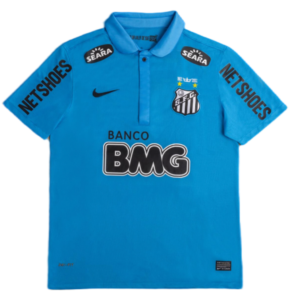 Neymar Jr #11 Retro Santos FC Third Jersey 2012/13