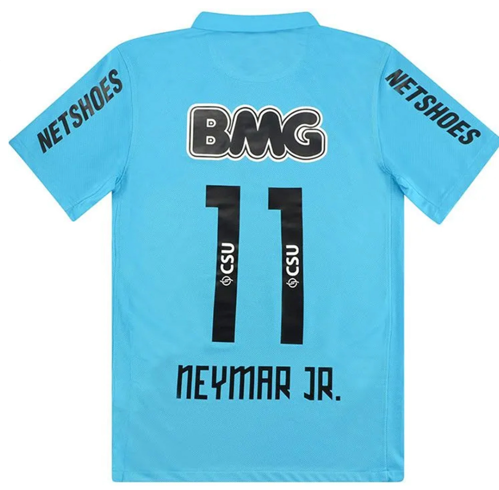 Neymar Jr #11 Retro Santos FC Third Jersey 2012/13