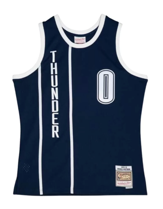 Oklahoma City Thunder Russell Westbrook #0 Throwback Jersey