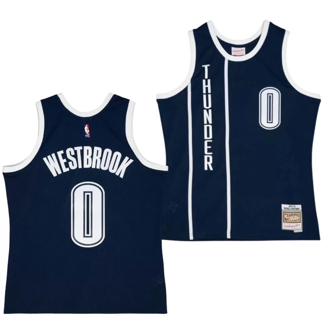 Oklahoma City Thunder Russell Westbrook #0 Throwback Jersey