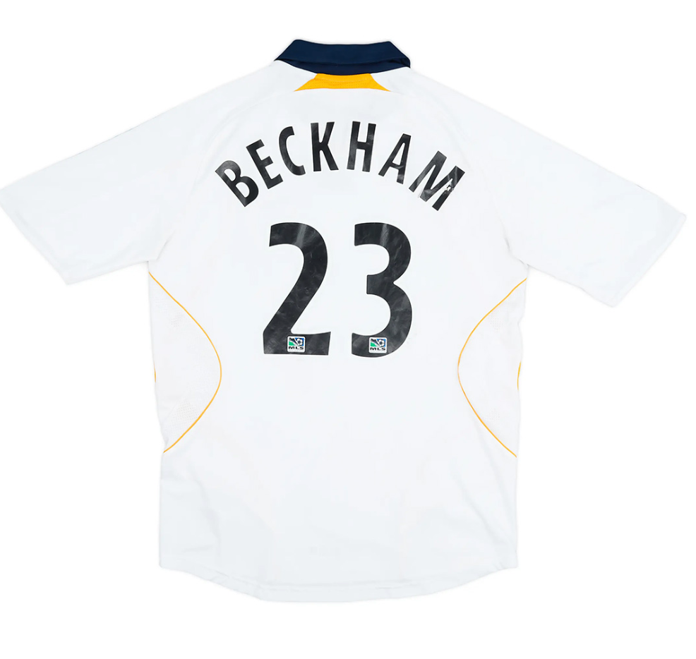 BECKHAM #23 LA Galaxy Retro Jersey Home 2007/08