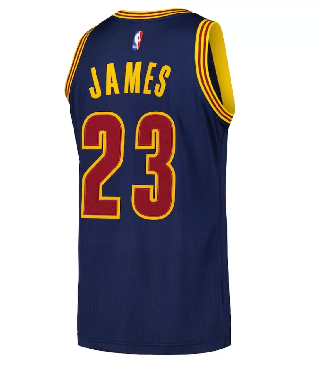 Cleveland Cavaliers LeBron James #23 Navy Throwback Jersey